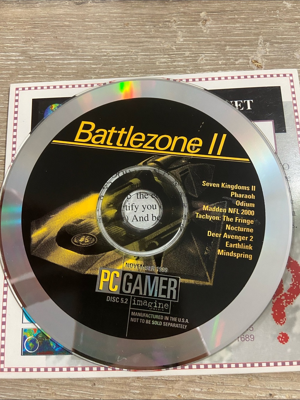 PC Gamer Demo Disc 5.2 November 1999 Battlezone II